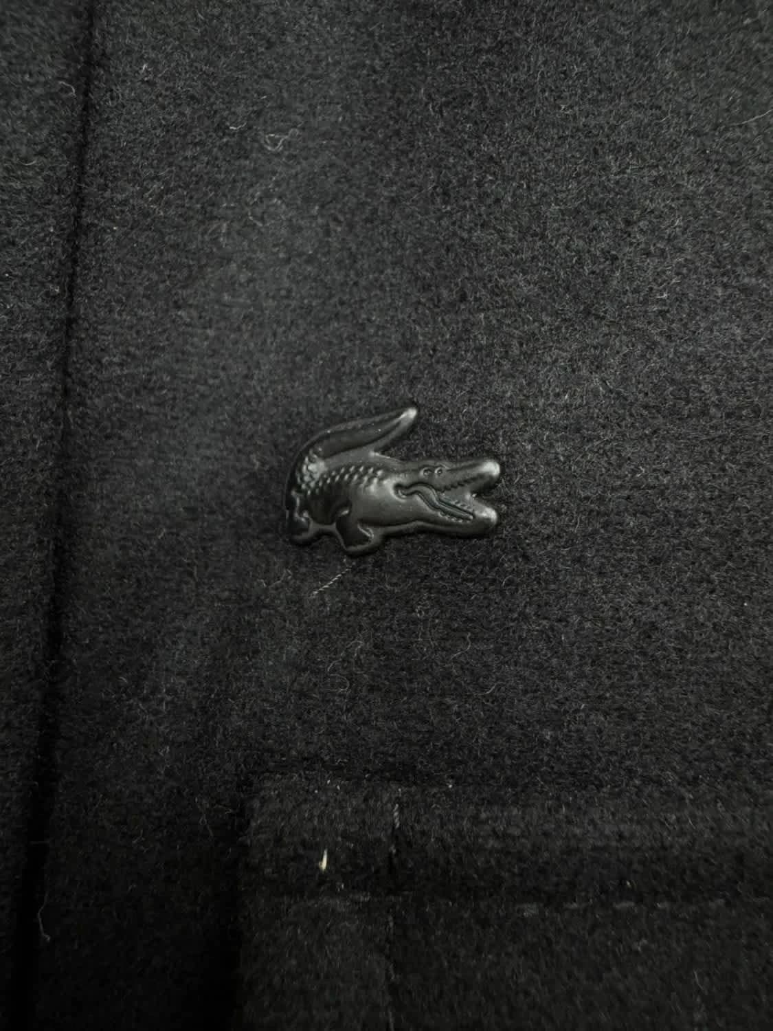 Manteau noir en laine Lacoste Devanlay taille L - Photo 8/10