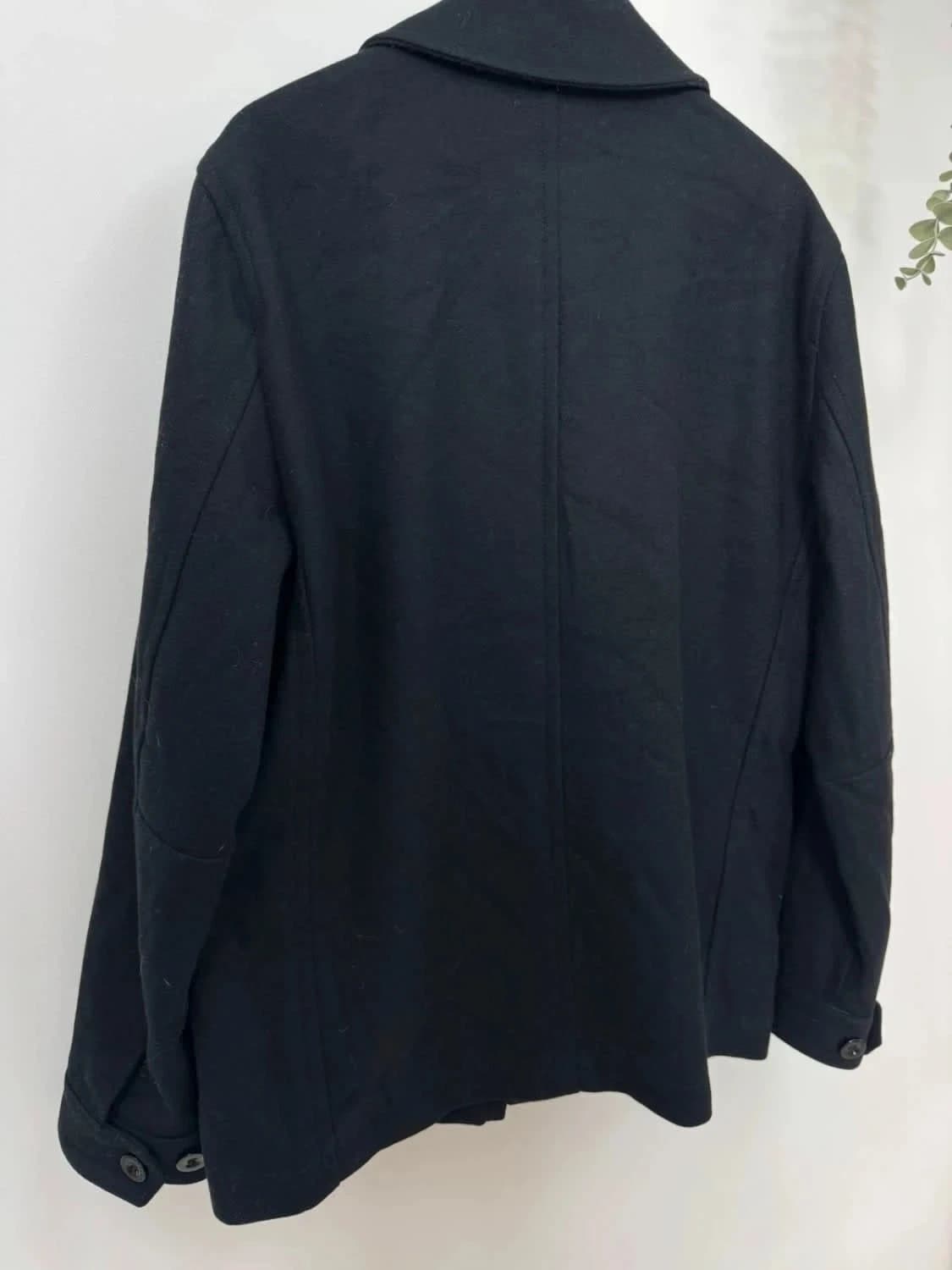 Manteau noir en laine Lacoste Devanlay taille L - Photo 10/10