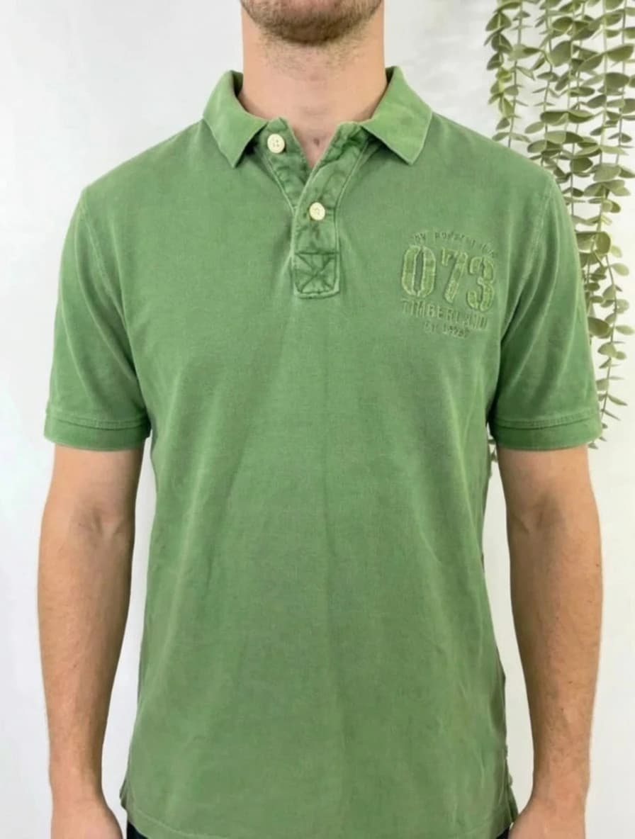 Polo vert Timberland taille M - Photo 1/7