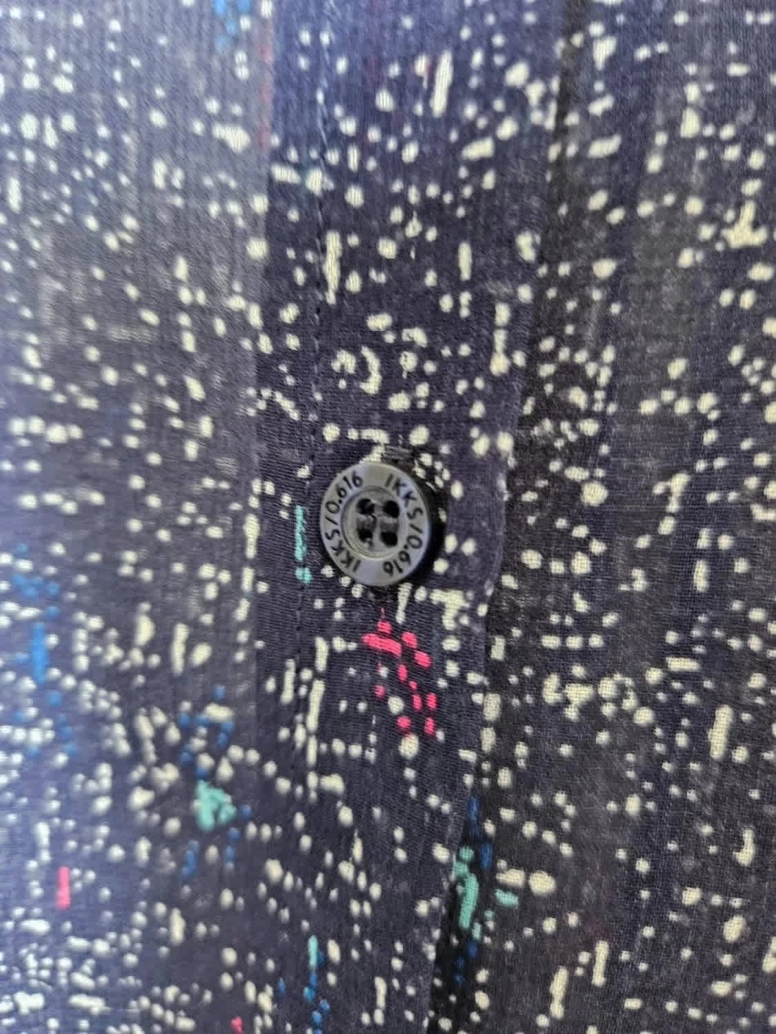 Blouse/Chemise IKKS voile violet à motifs légère taille 36 - Photo 5/7