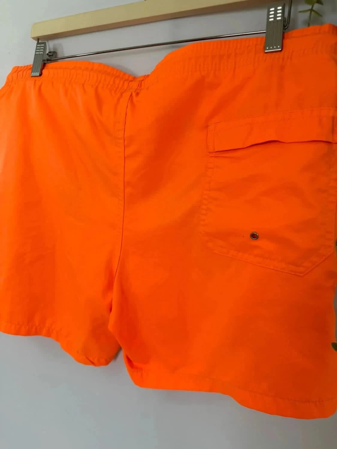 Short de bain orange fluo Avenue George V Paris taille M - Photo 5/9