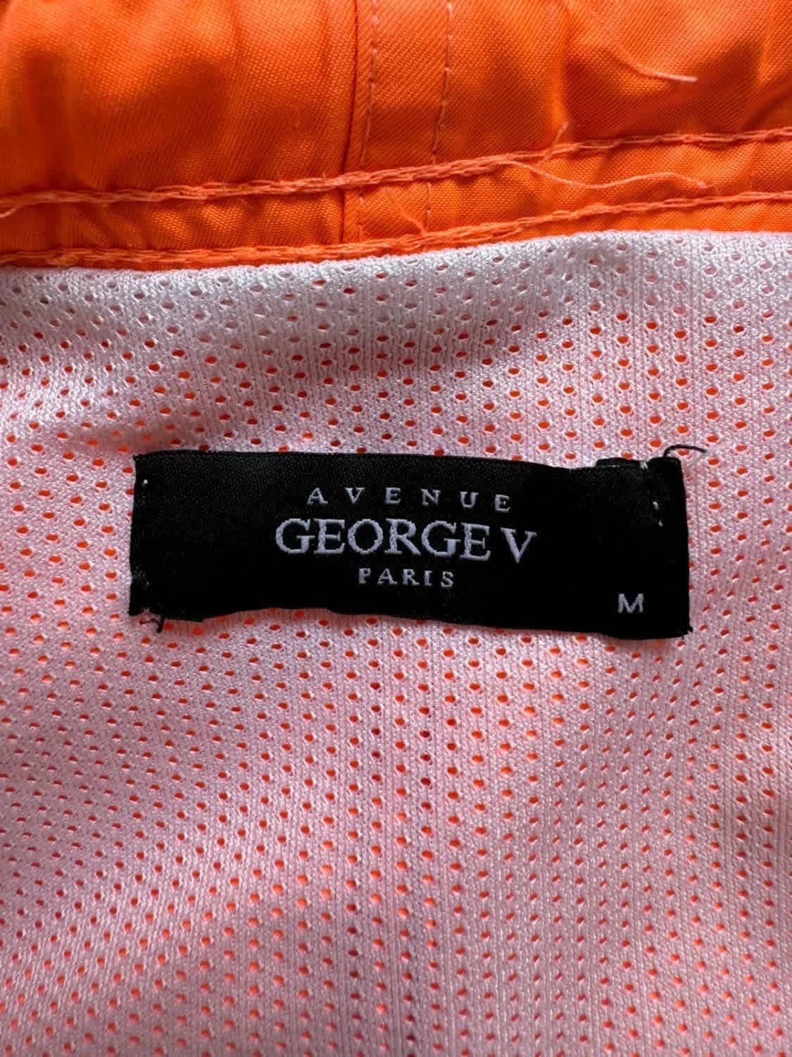 Short de bain orange fluo Avenue George V Paris taille M - Photo 7/9