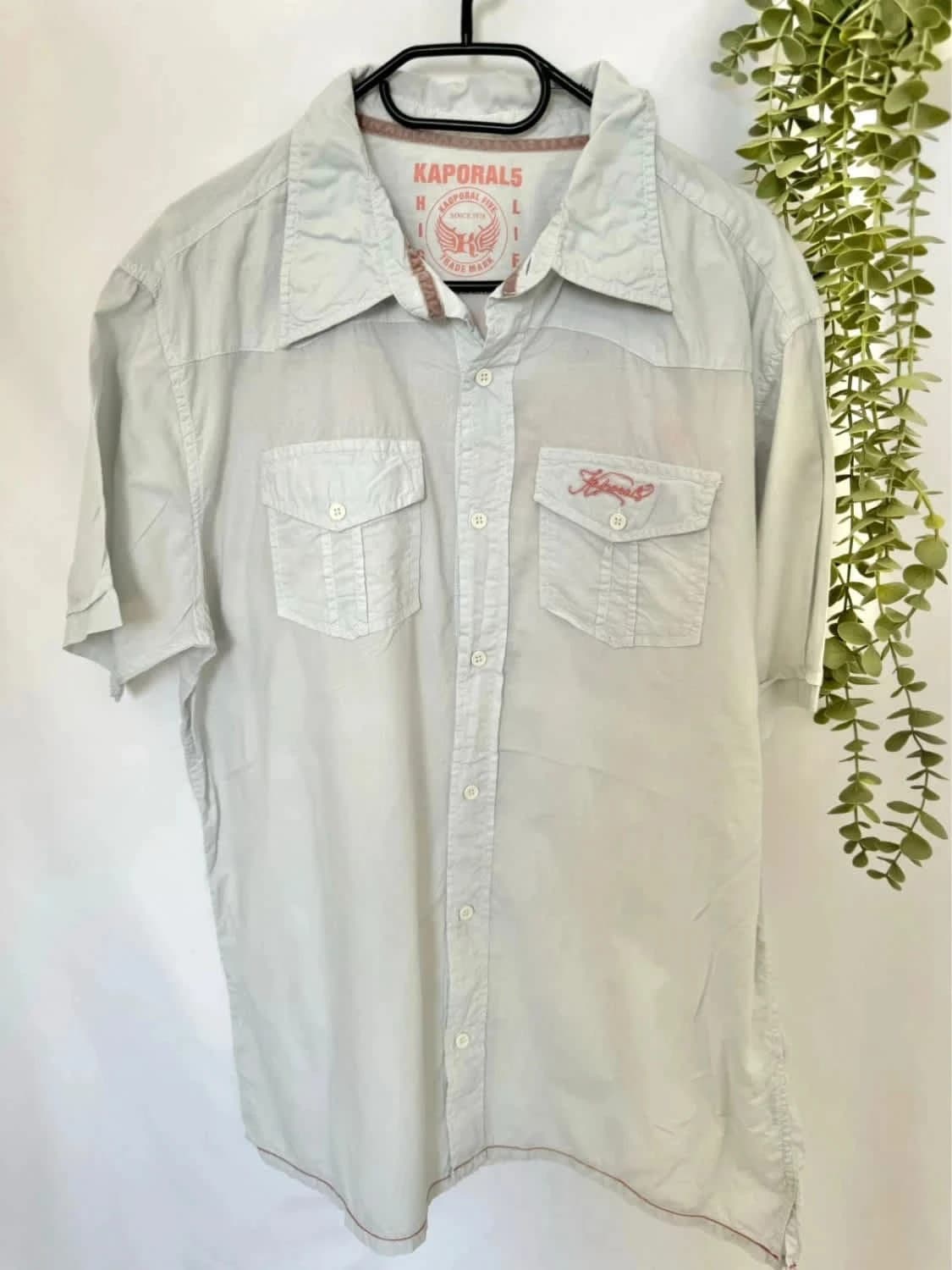 Chemise manches courtes blanche Kaporal taille XXL - Photo 2/5