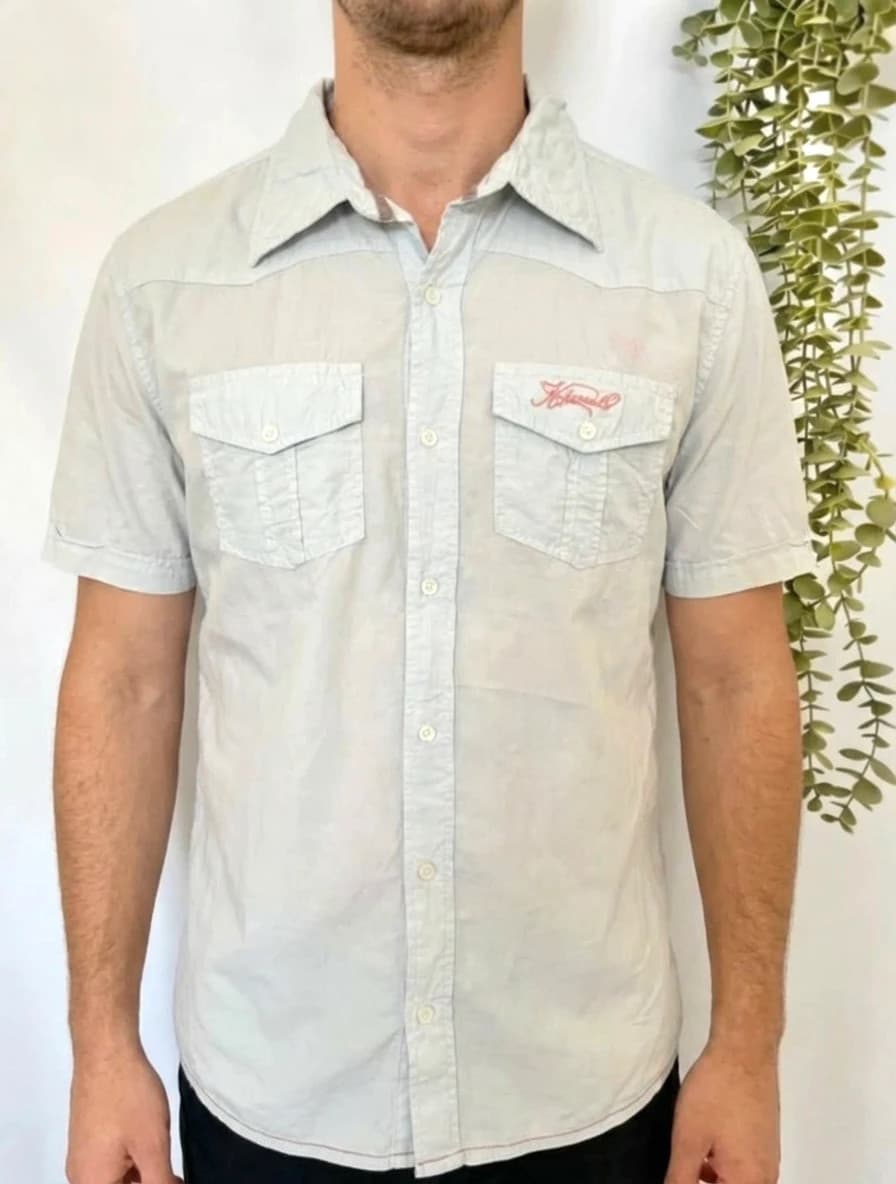 Chemise manches courtes blanche Kaporal taille XXL - Photo 1/5