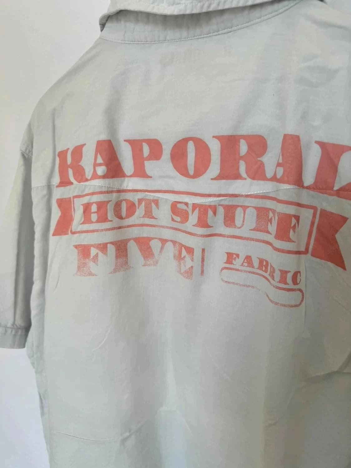 Chemise manches courtes blanche Kaporal taille XXL - Photo 5/5