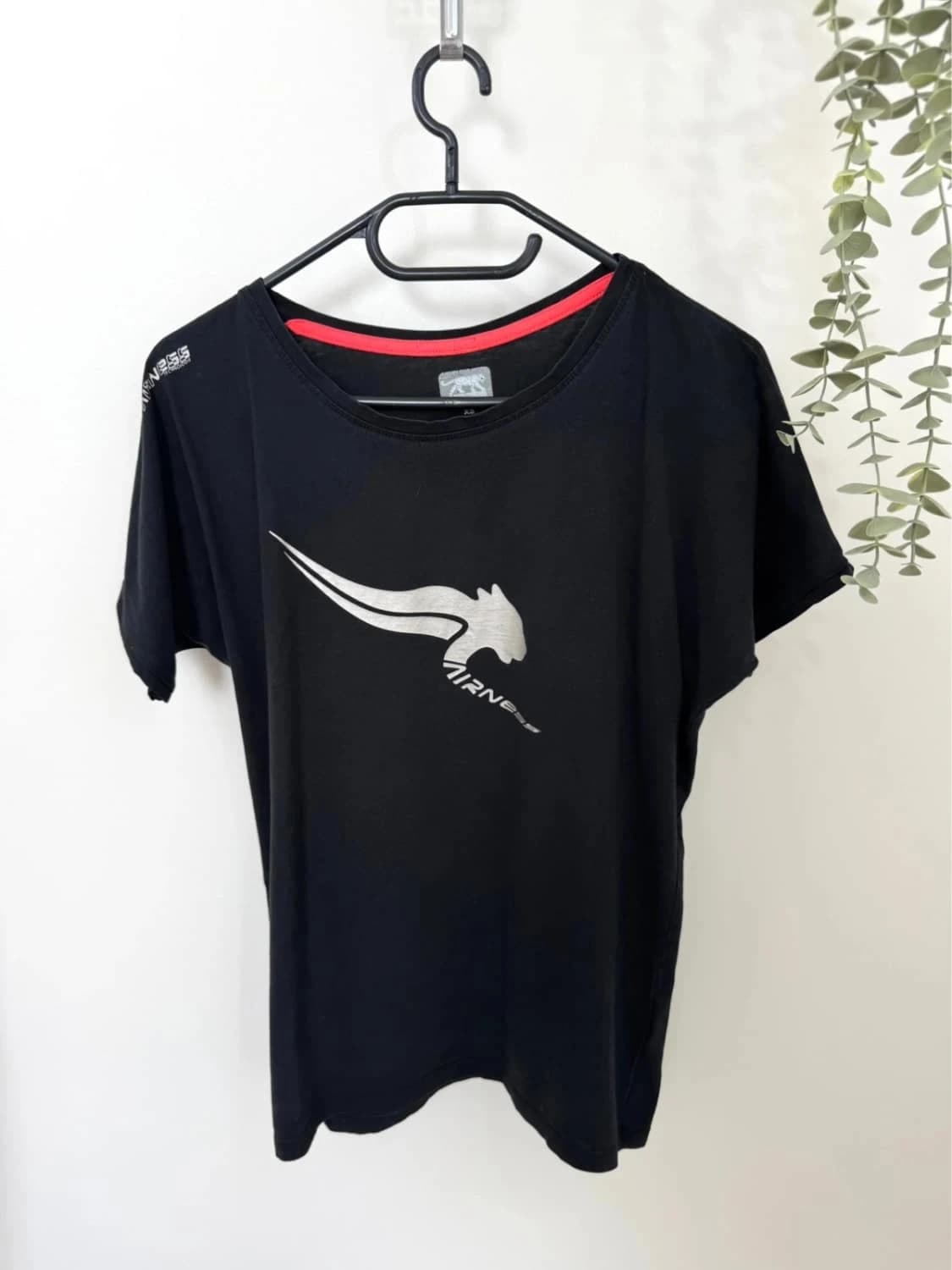 T-shirt sport Airness noir fitness logo argent taille XS - FP2512177 - Photo 2/6
