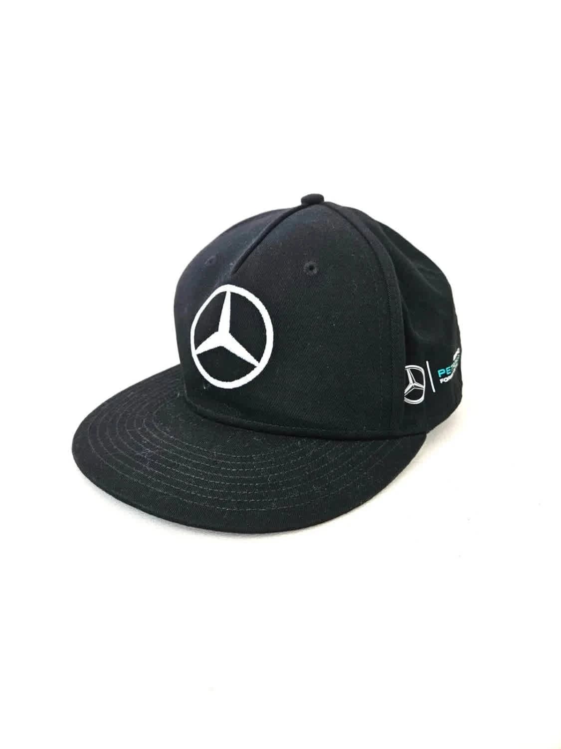 Casquette Mercedes AMG Petronas F1 Team noire logo brodé ajustable - Photo 2/6