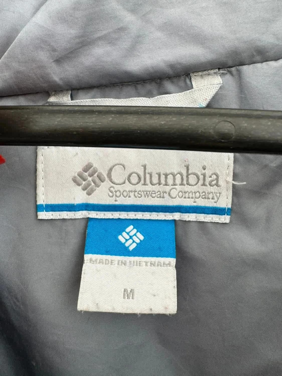 Doudoune longue grise Columbia brodé capuche fausse fourrure taille M - Photo 5/7
