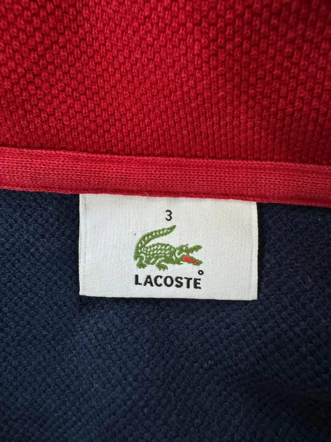 Sweat 1/4 zip Lacoste bleu marine Devanlay taille M - Photo 6/7