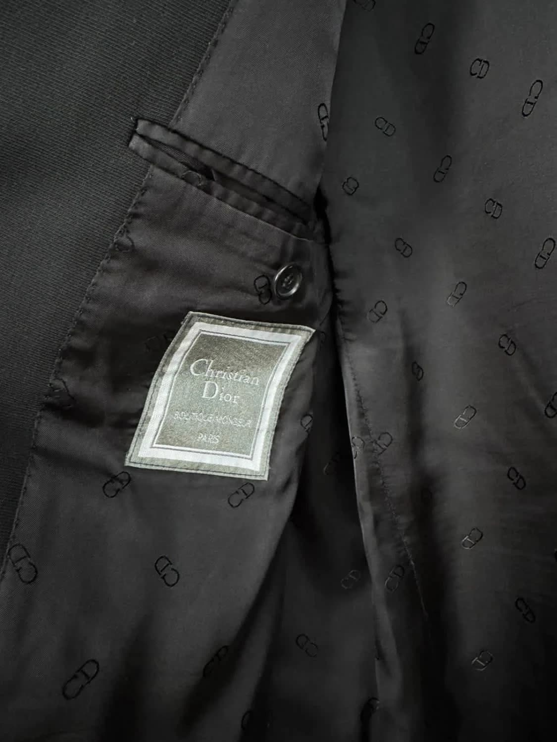 Blazer noir Christian Dior 100% laine vierge taille 48 - Photo 2/14