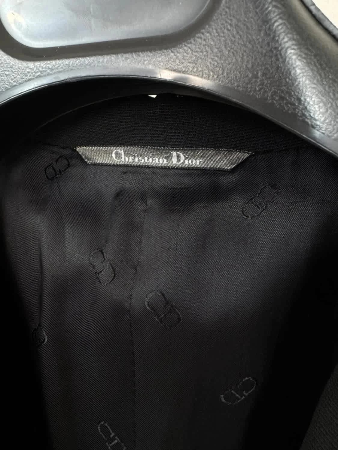 Blazer noir Christian Dior 100% laine vierge taille 48 - Photo 6/14