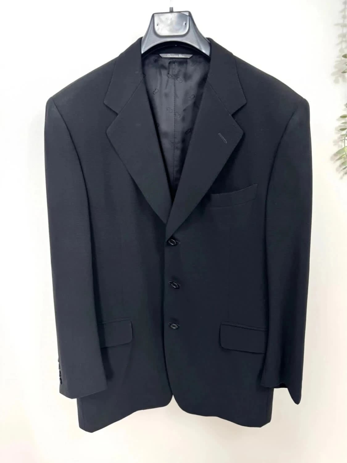 Blazer noir Christian Dior 100% laine vierge taille 48 - Photo 8/14