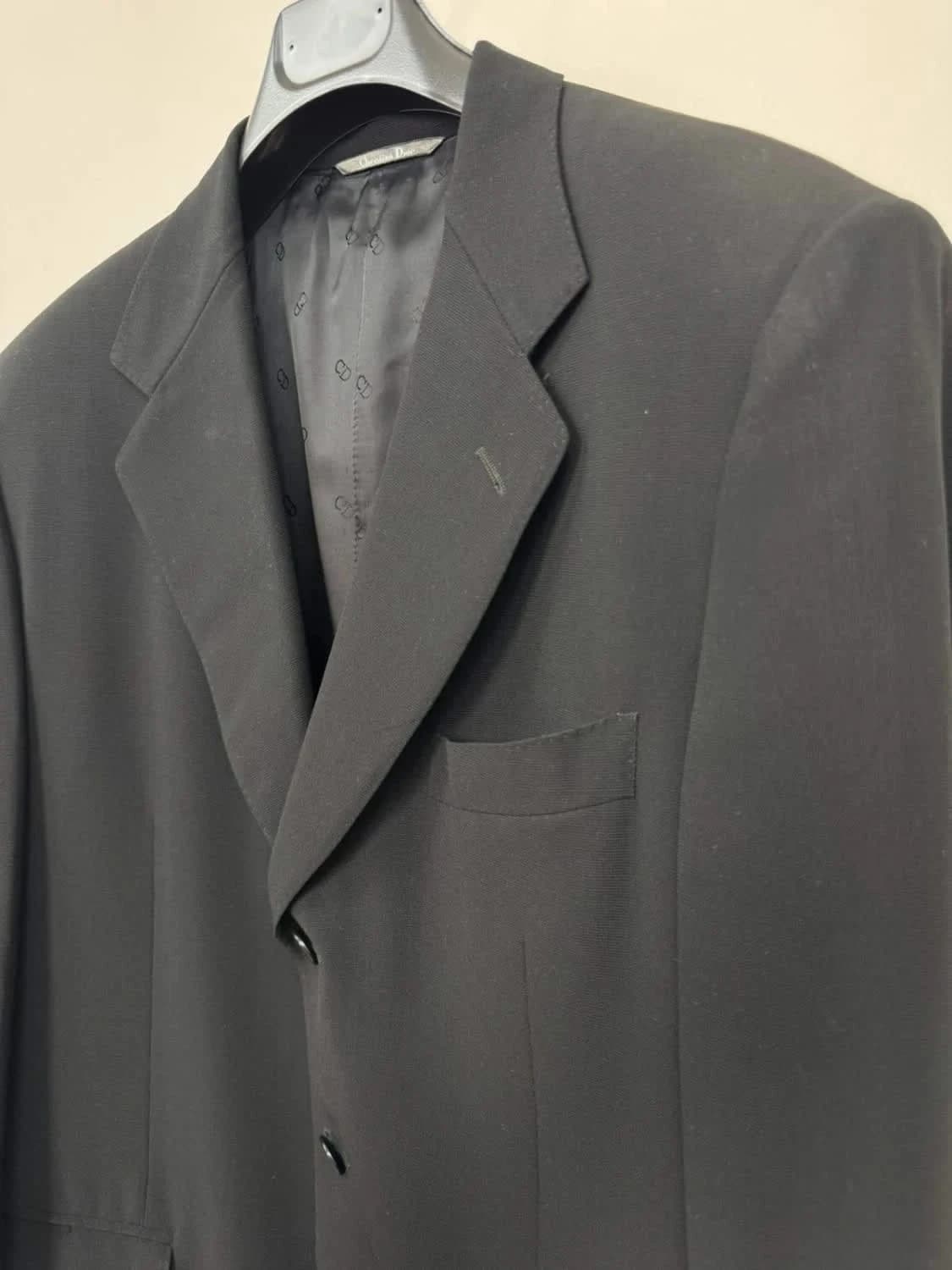 Blazer noir Christian Dior 100% laine vierge taille 48 - Photo 9/14