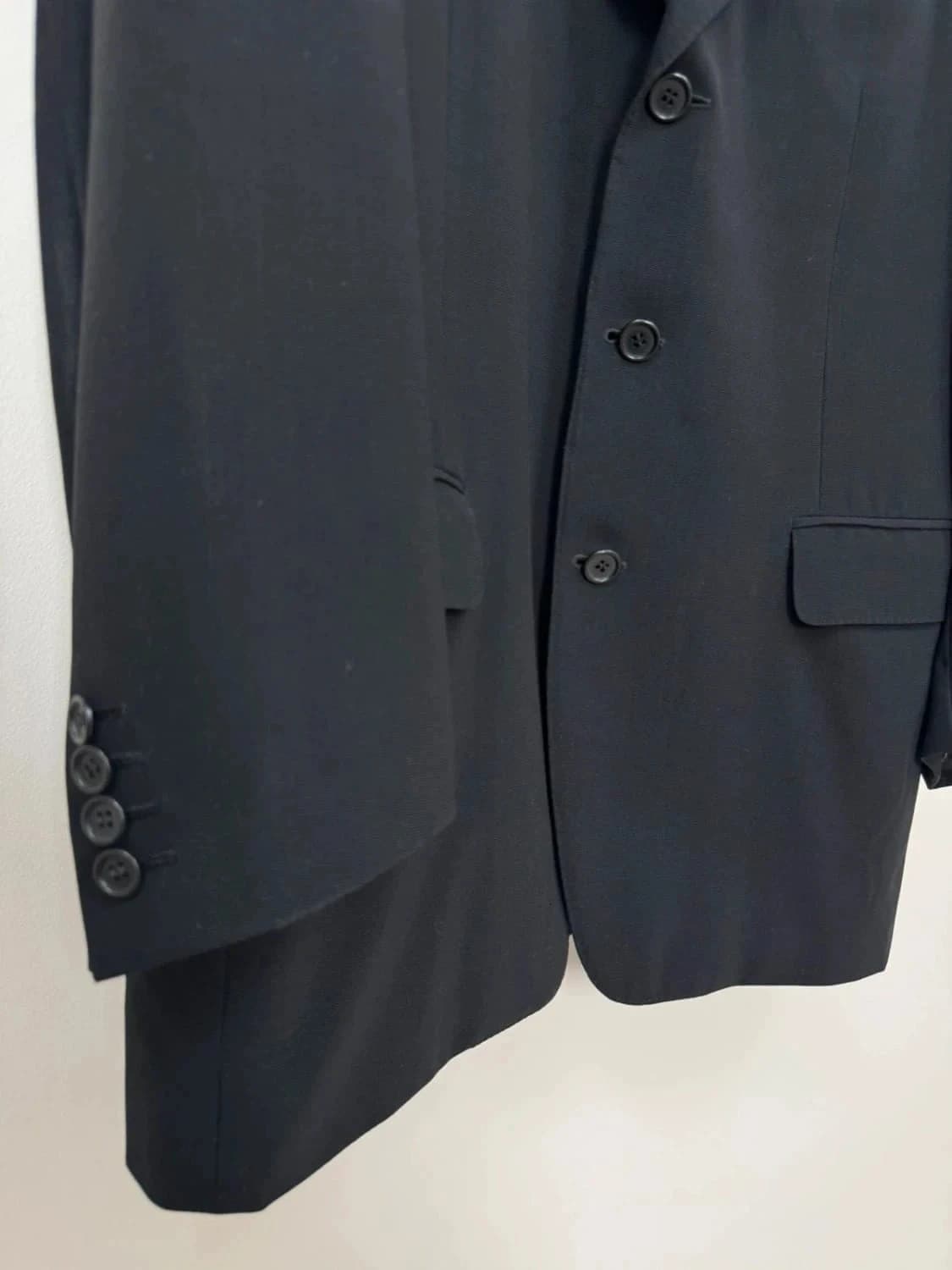 Blazer noir Christian Dior 100% laine vierge taille 48 - Photo 10/14