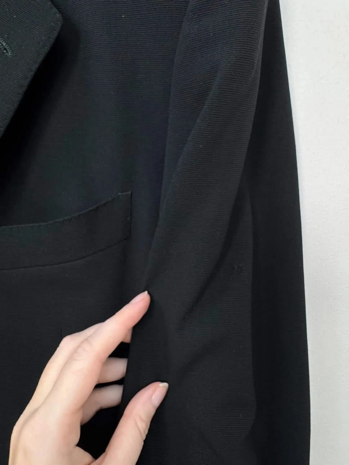 Blazer noir Christian Dior 100% laine vierge taille 48 - Photo 12/14