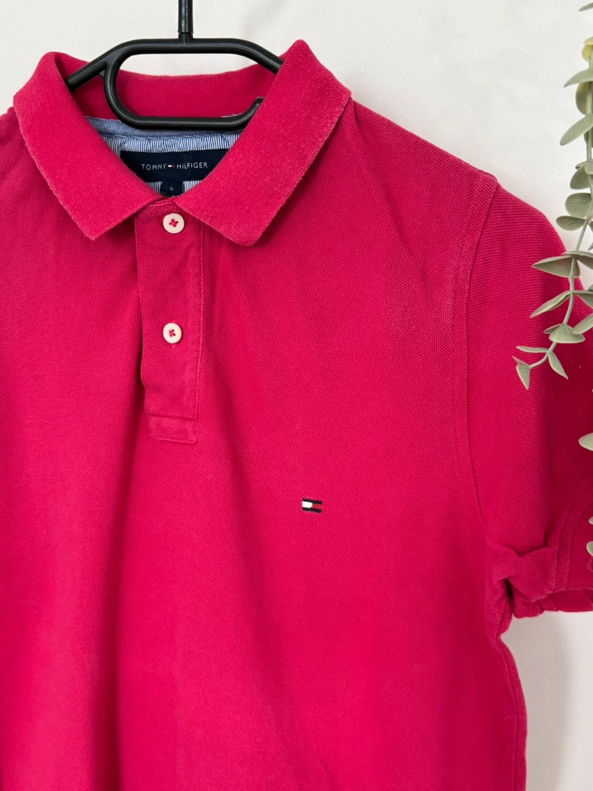 Polo slim fit Tommy Hilfiger rose fuchsia taille S - FP260259 - Photo 3/7