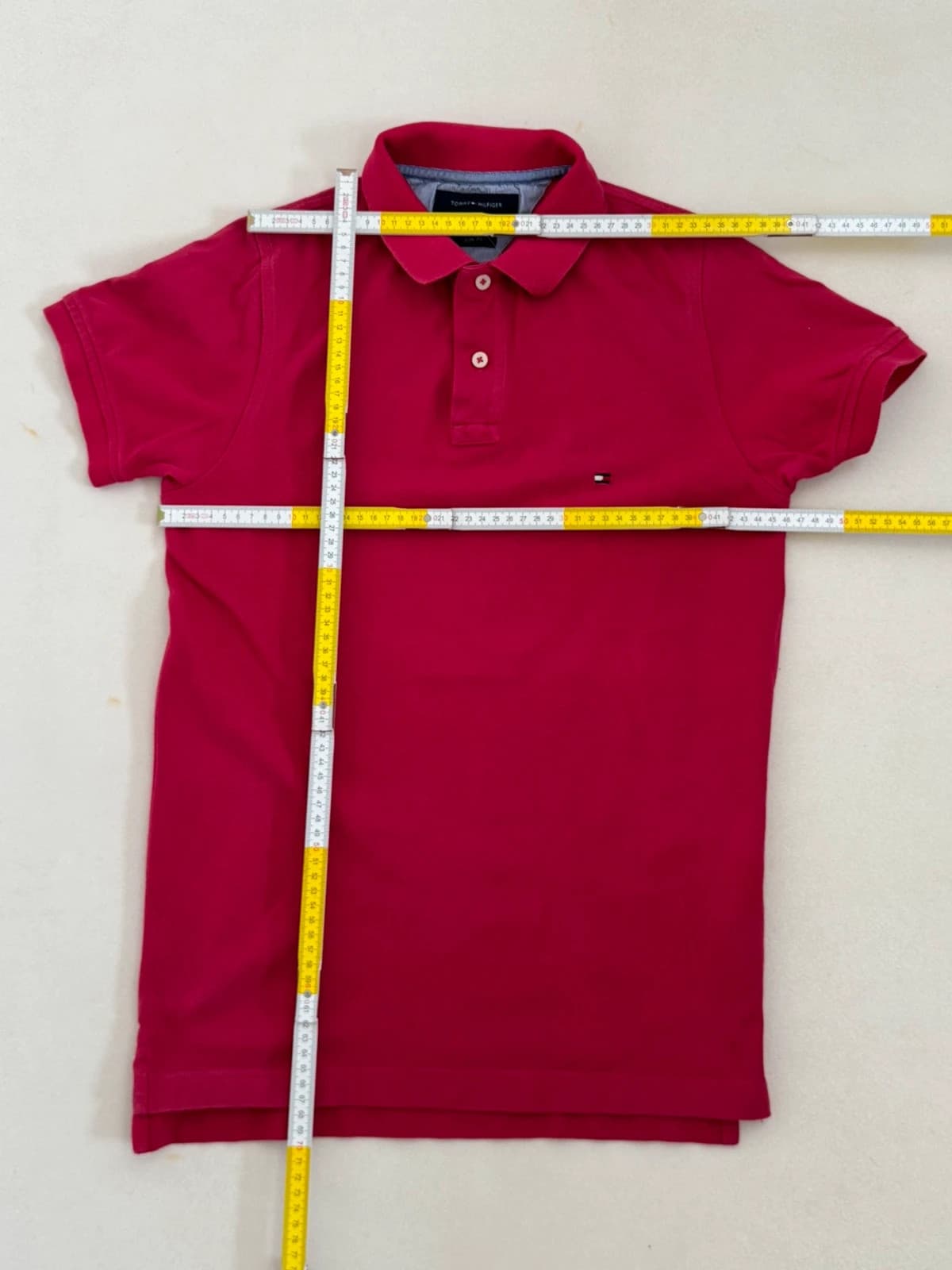 Polo slim fit Tommy Hilfiger rose fuchsia taille S - FP260259 - Photo 7/7