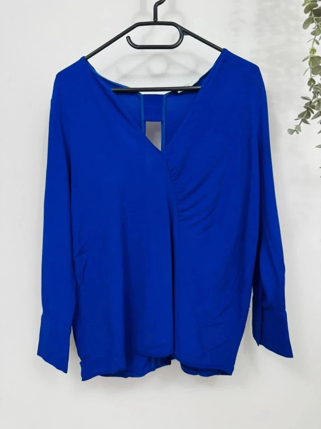 Blouse bleue col V Ba&sh taille S - Photo 2/5