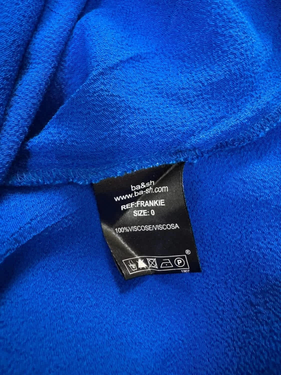 Blouse bleue col V Ba&sh taille S - Photo 5/5