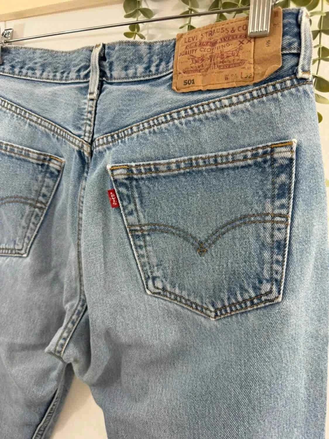 Levi’s 501 jean bleu clair vintage W34 L32 - Photo 9/11