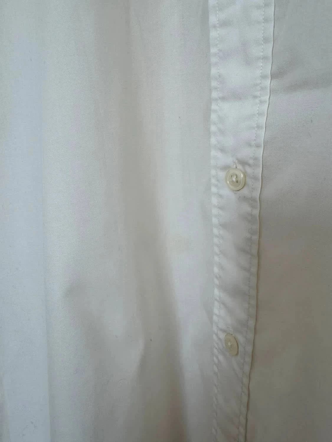 Chemise manches courtes Yves Saint Laurent crème brodé taille 42 - Photo 7/7