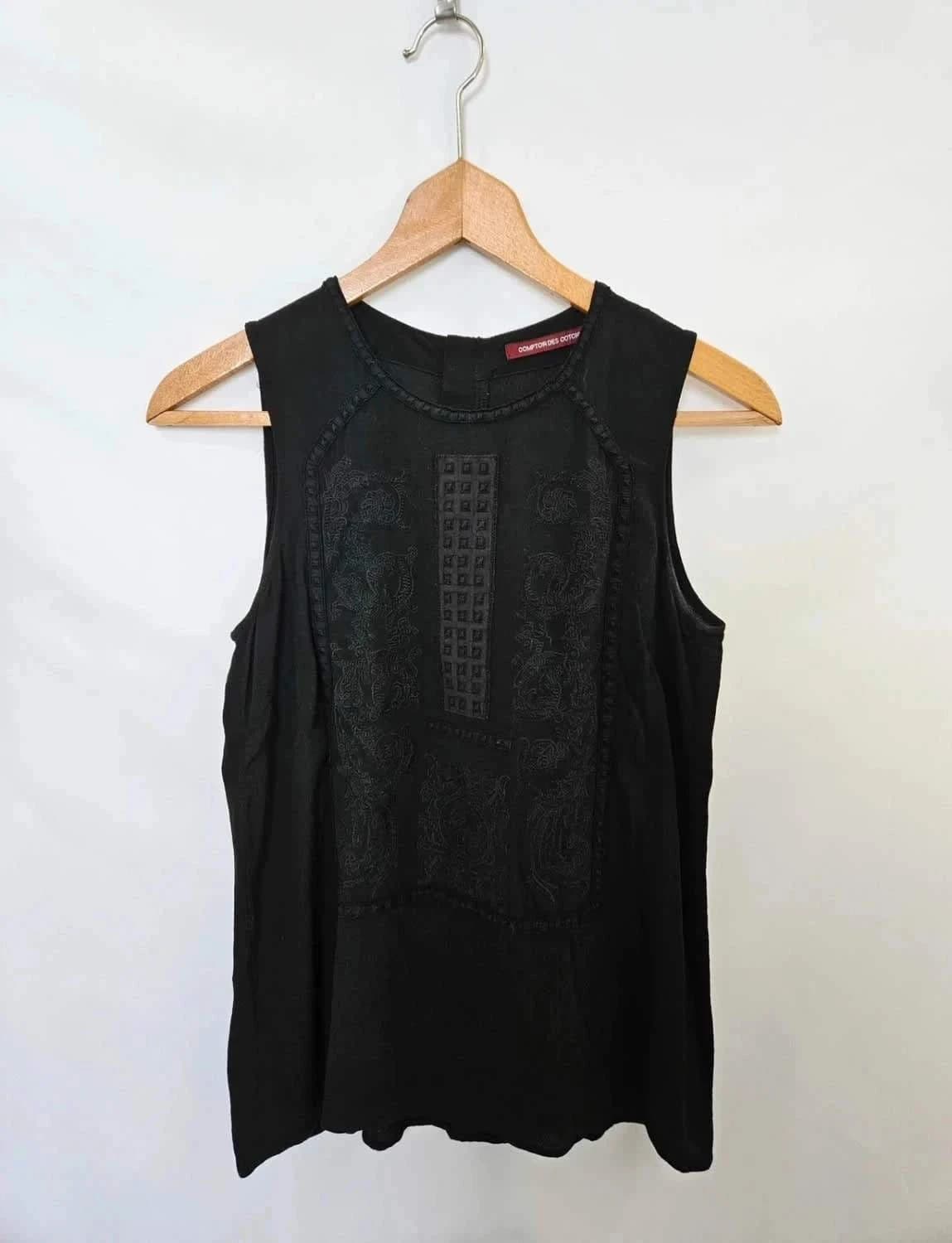 Top sans manches noir Comptoir des Cotonniers taille 38 - Photo 2/5