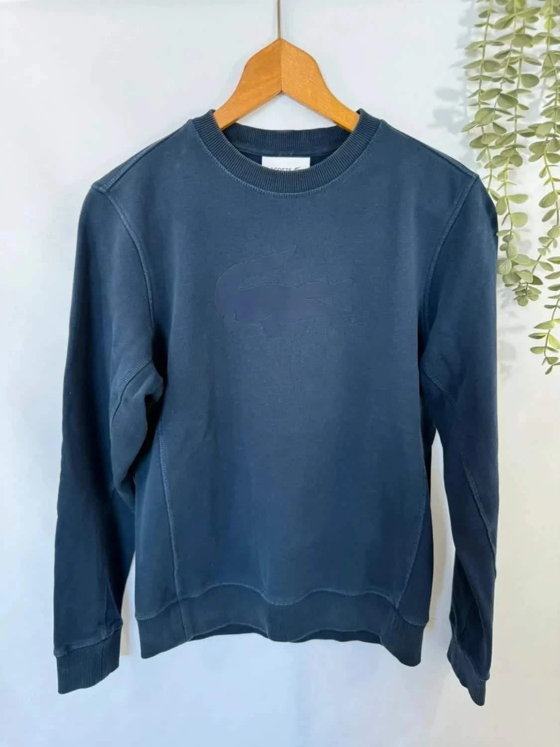 Sweat/Crewneck bleu marine Lacoste taille XS - Photo 2/6