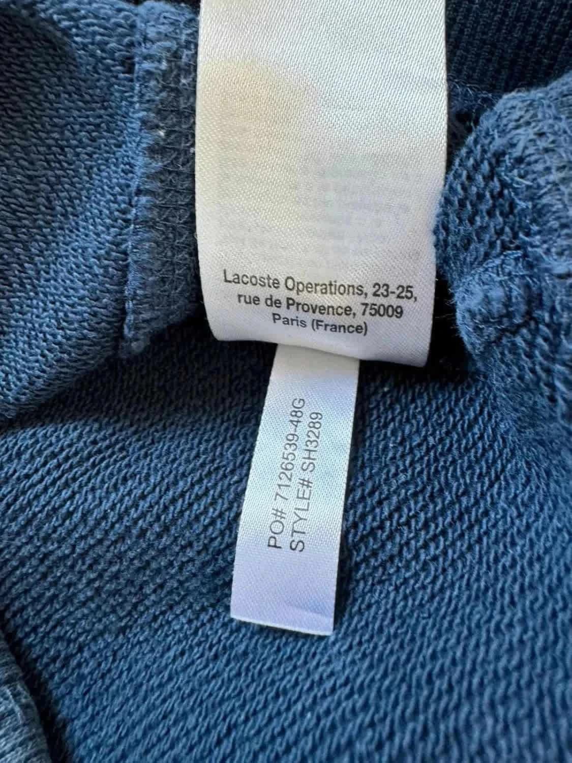 Sweat/Crewneck bleu marine Lacoste taille XS - Photo 5/6