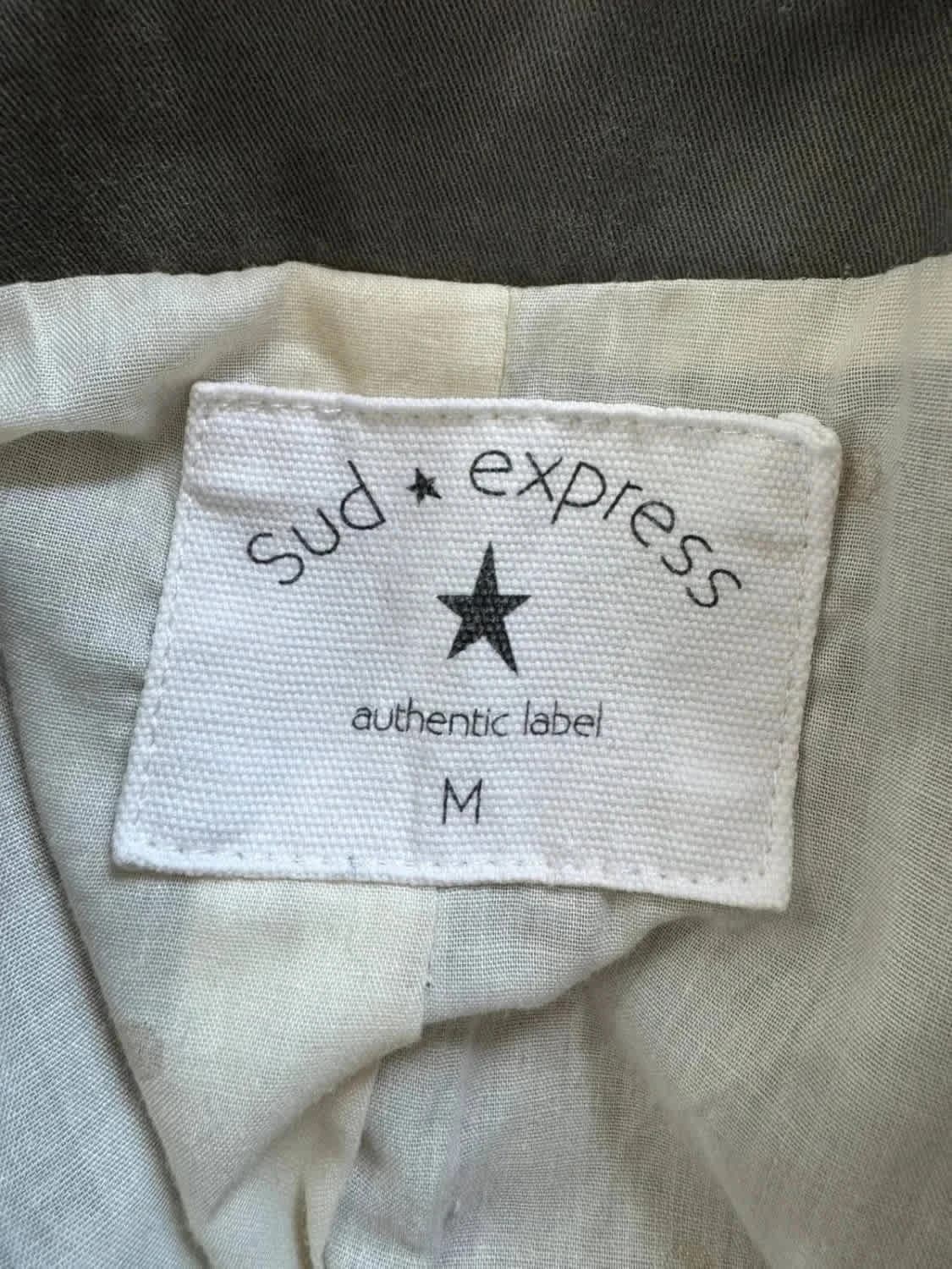 Manteau gris/Trench coat Sud Express taille M - Photo 5/5