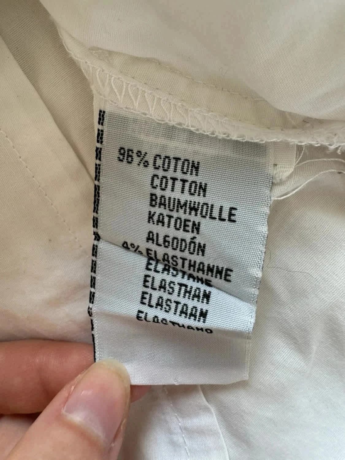 Top chemisier sans manches blanc Cyrillus taille M - Photo 6/7