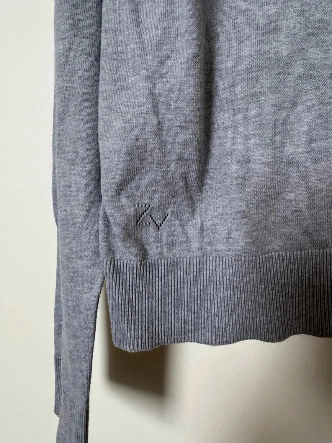 Pull gris col rond Zadig & Voltaire 100% coton taille S - Photo 4/6