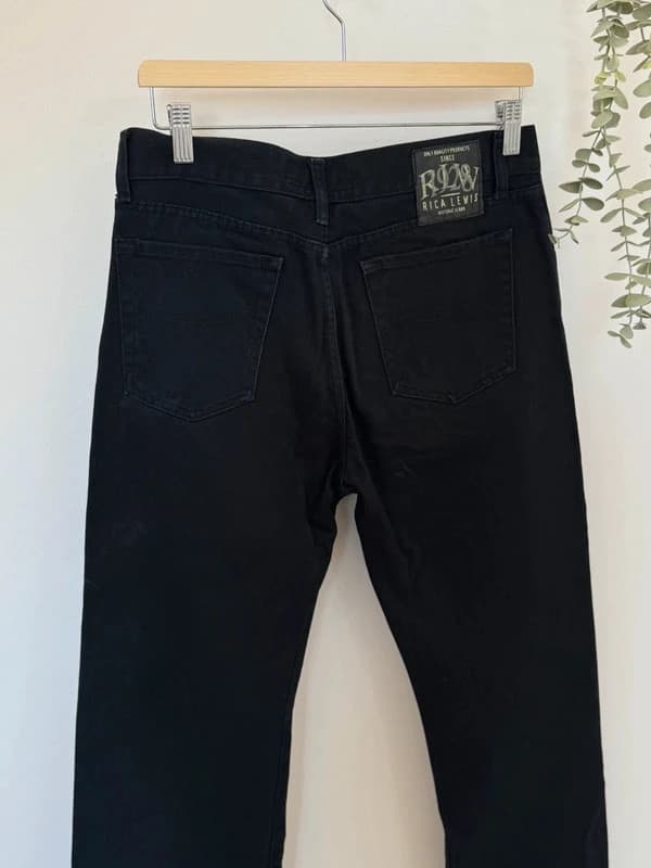 Jean noir coupe droite Rica Lewis taille W32 FR 40 - Photo 6/10