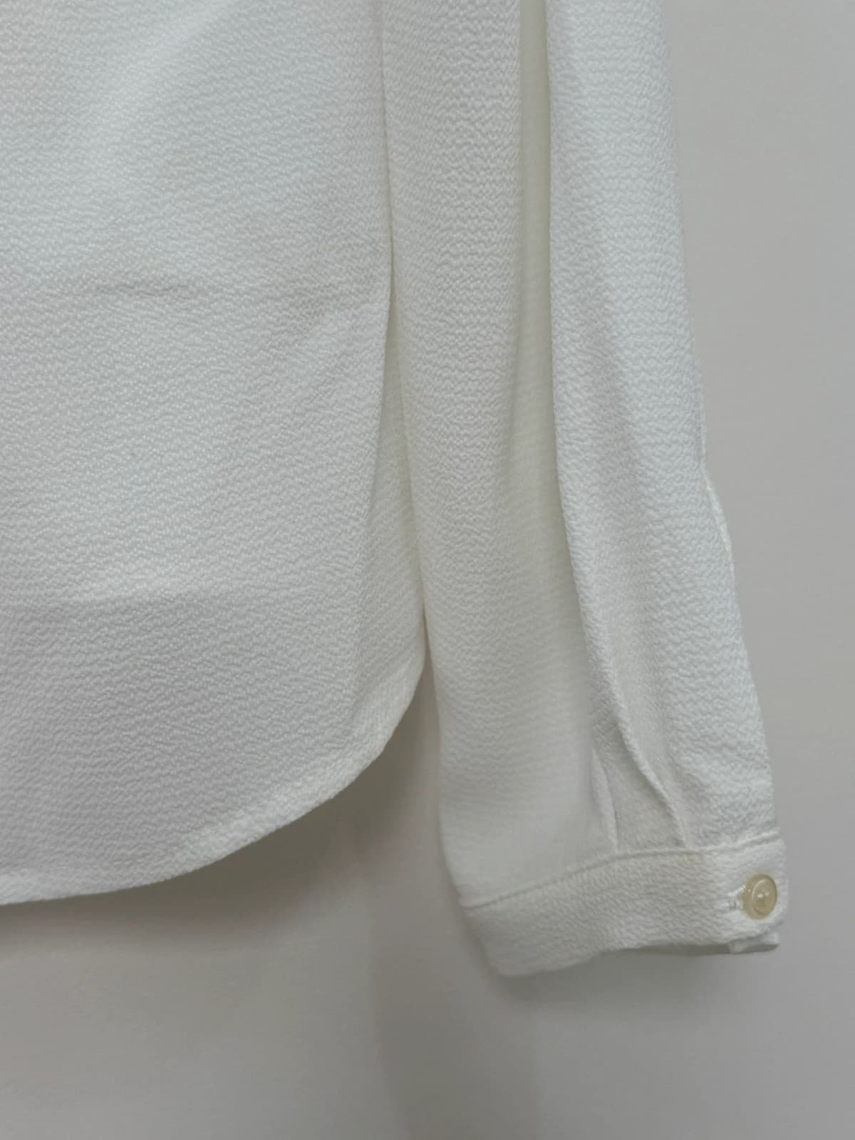 Chemise fluide IKKS blanc cassé zip taille 38 S/M - VP260395 - Photo 5/11