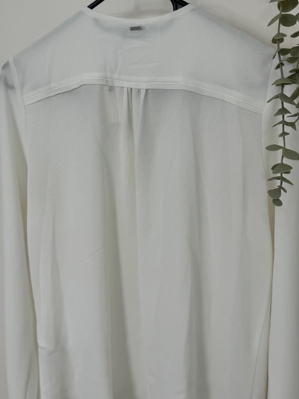 Chemise fluide IKKS blanc cassé zip taille 38 S/M - VP260395 - Photo 9/11