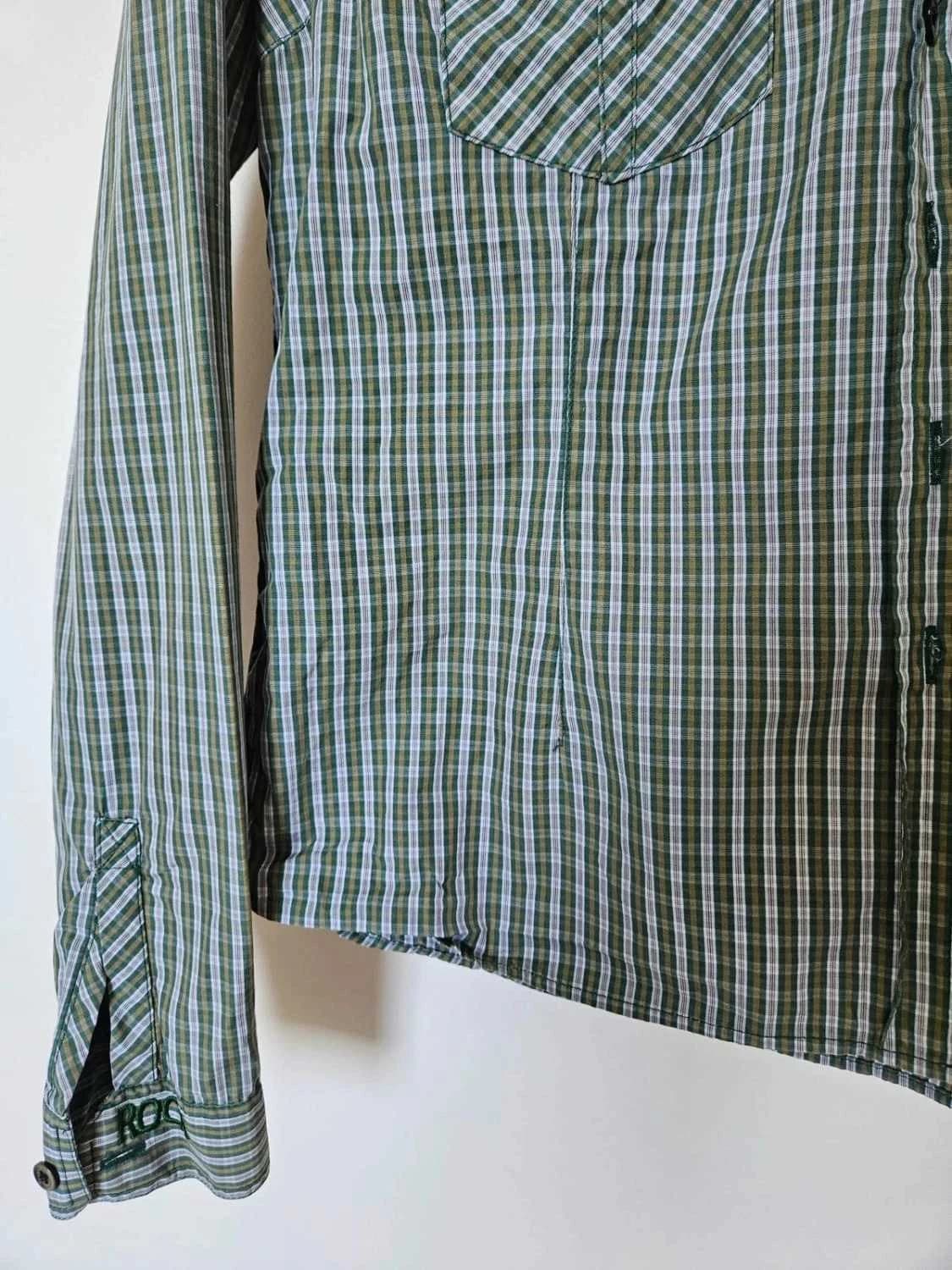 Chemise Zadig & Voltaire à carreaux verts taille L - Photo 6/7