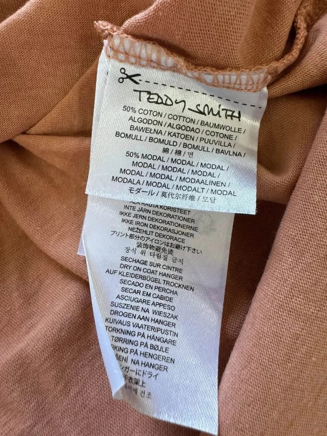 Tee-shirt Teddy Smith corail taille XL - Photo 5/5