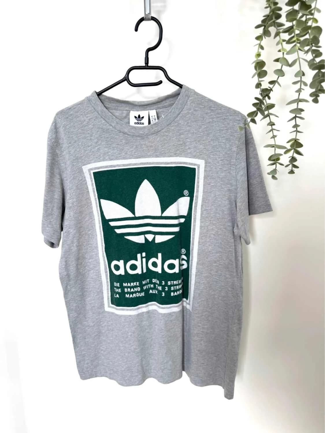 T-shirt Adidas Originals logo trefoil gris et vert taille S - FP2512195 - Photo 2/6