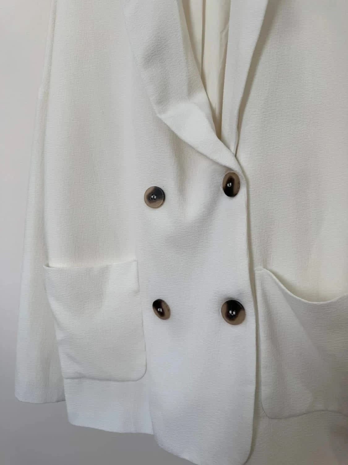 Veste blazer blanc Vila oversize taille 36 - Photo 4/8