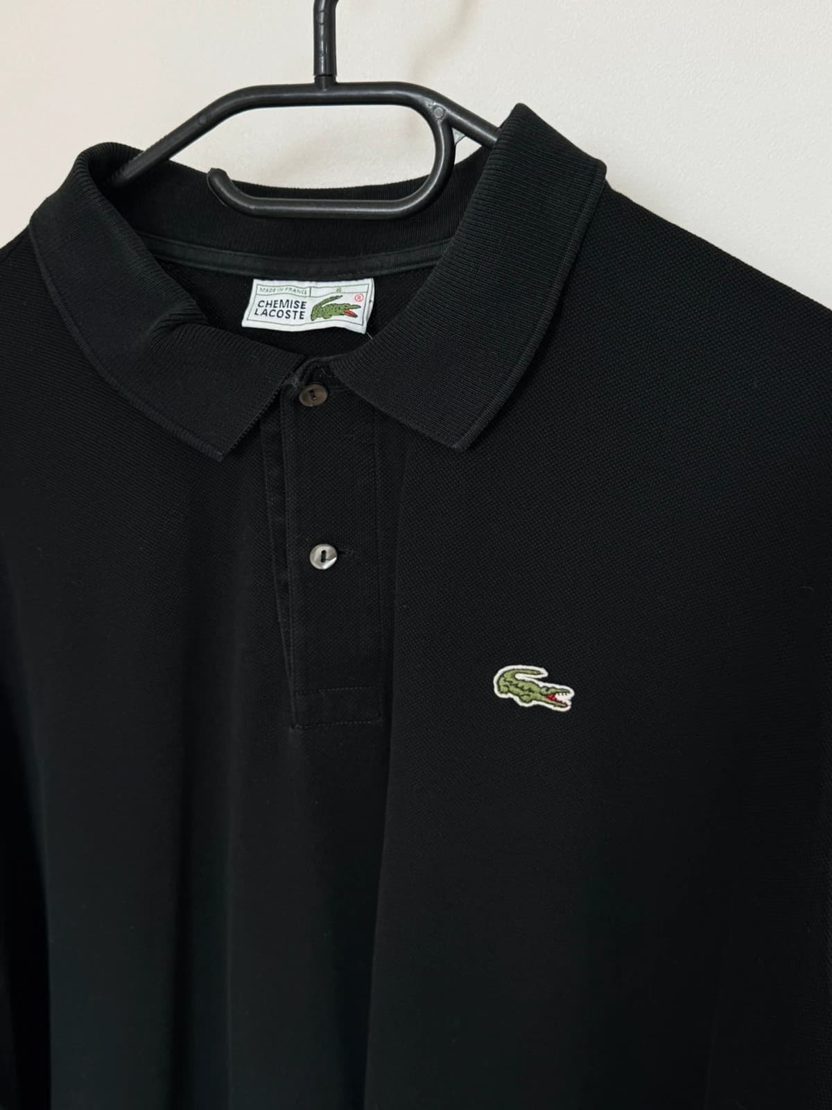 Polo manches longues Lacoste noir taille 6/XL - FP260215 - Photo 4/9