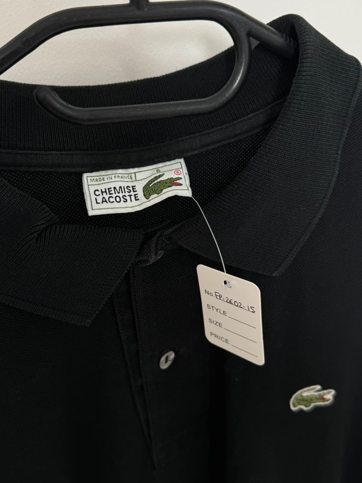 Polo manches longues Lacoste noir taille 6/XL - FP260215 - Photo 5/9