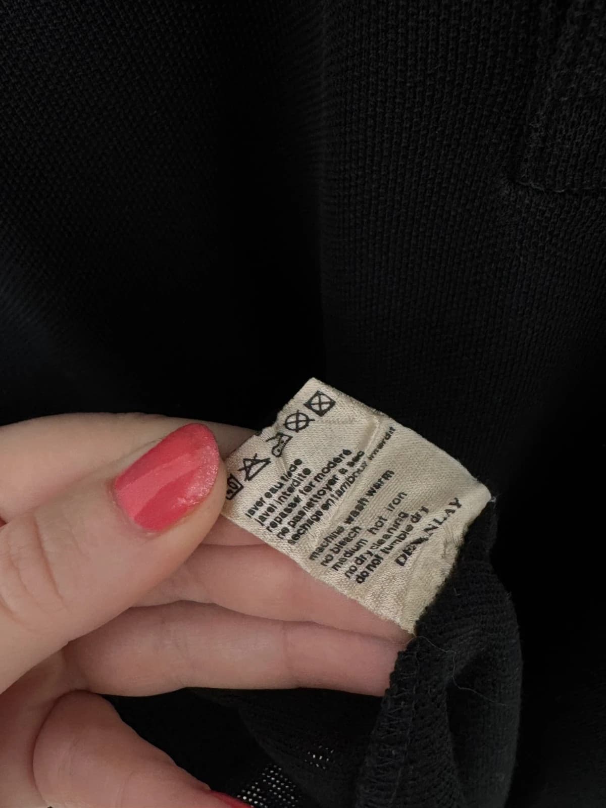 Polo manches longues Lacoste noir taille 6/XL - FP260215 - Photo 7/9