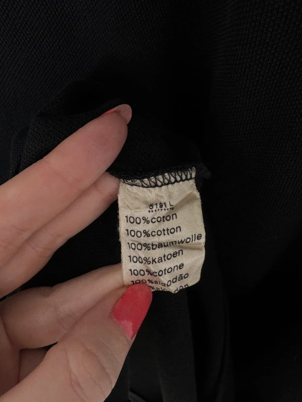 Polo manches longues Lacoste noir taille 6/XL - FP260215 - Photo 6/9
