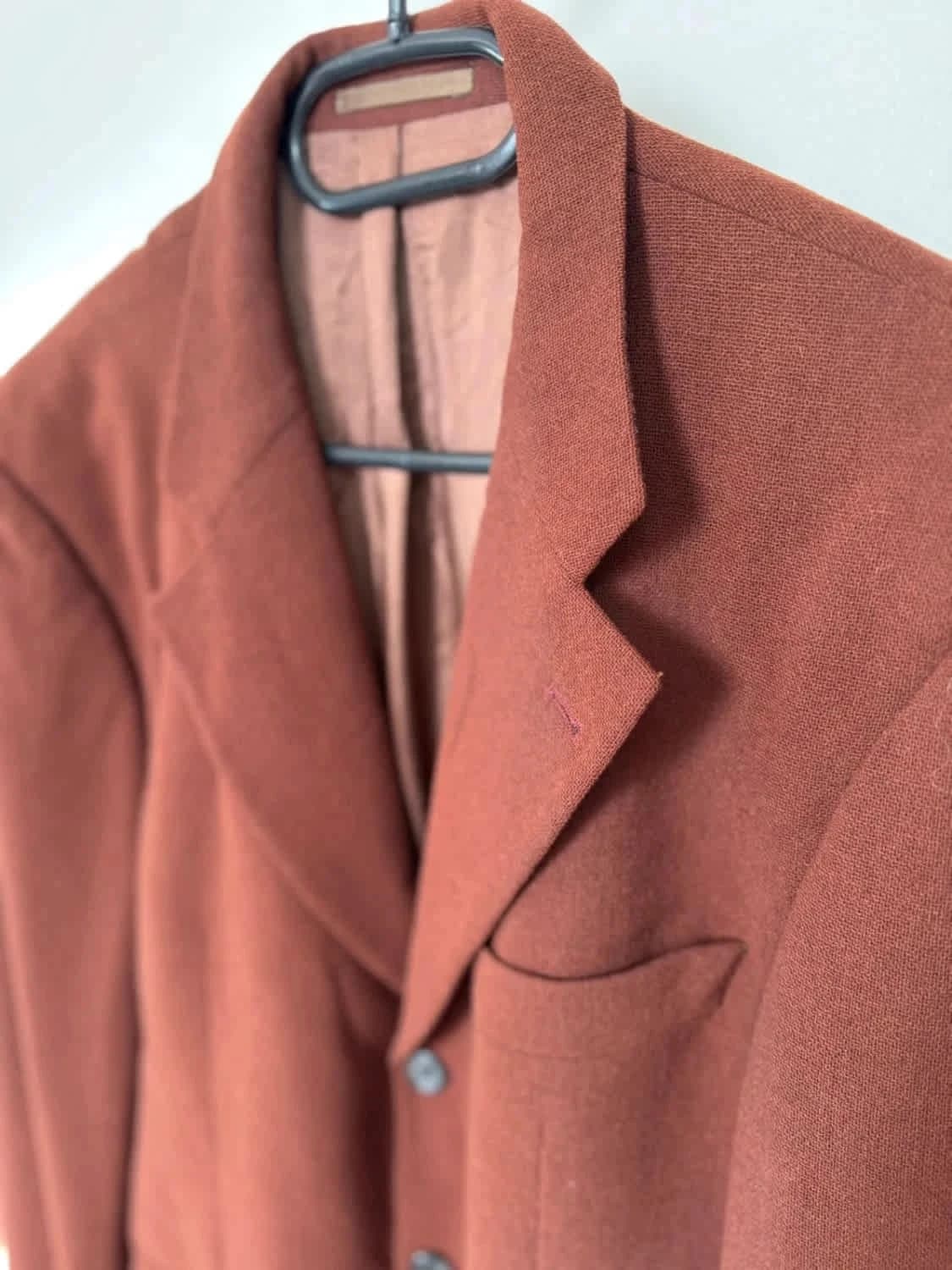 Blazer en laine Hugo Boss marron taille 48/L - Photo 3/11
