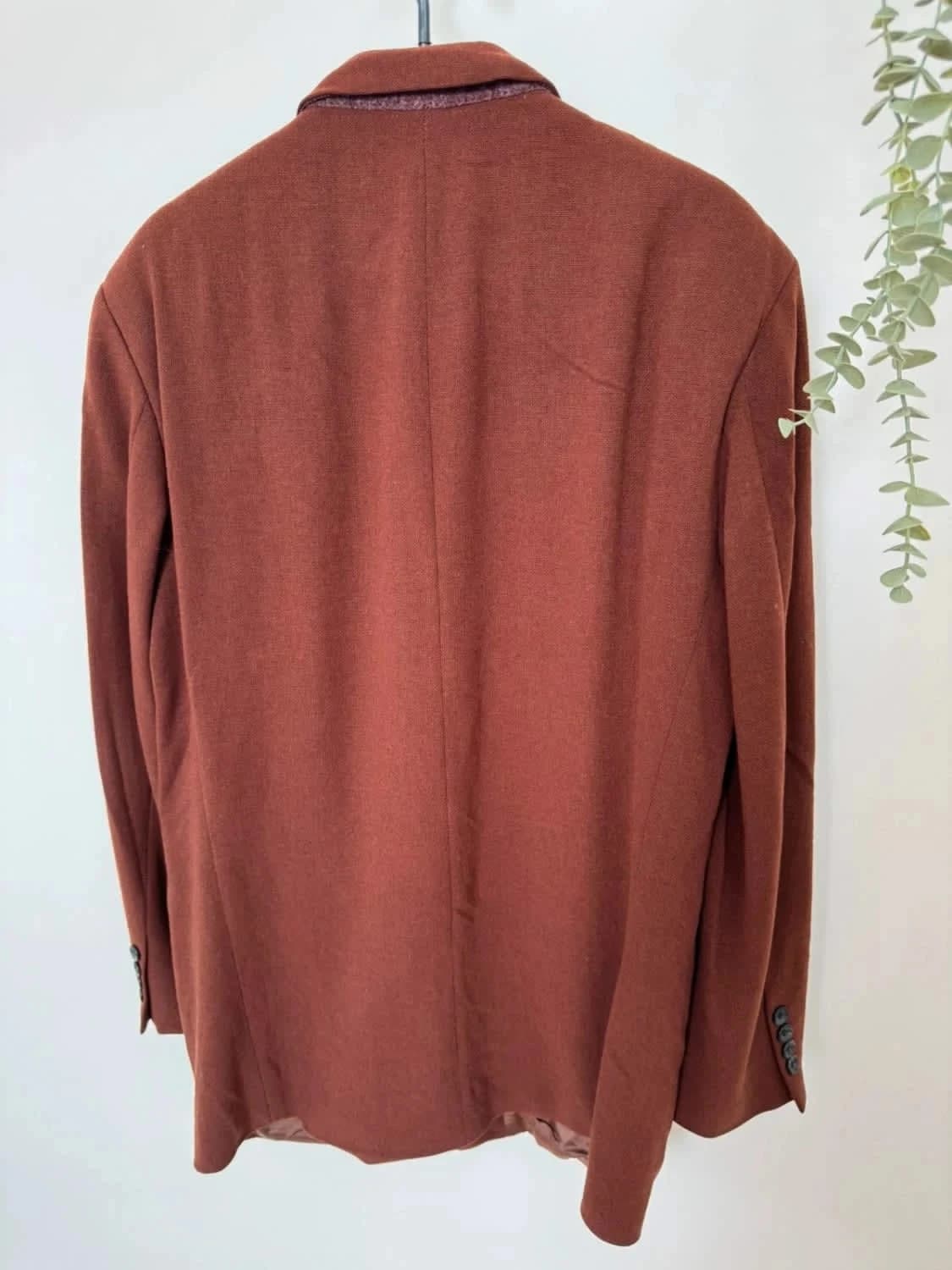 Blazer en laine Hugo Boss marron taille 48/L - Photo 9/11