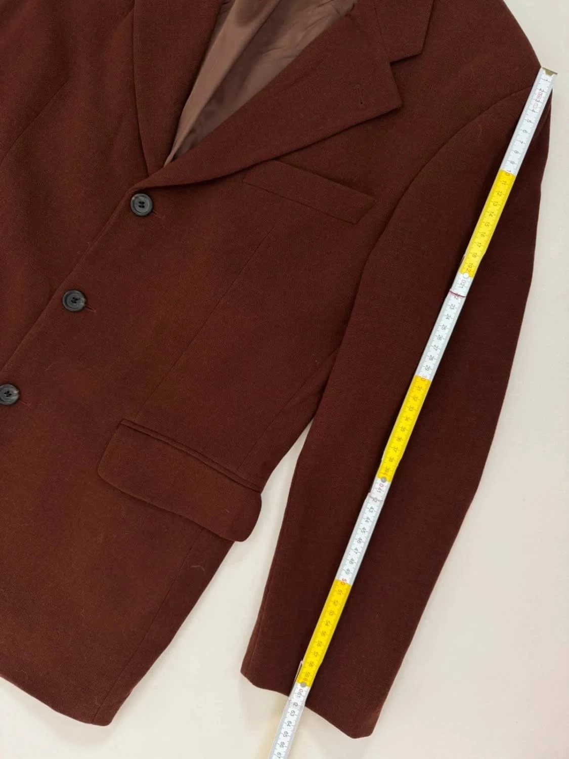 Blazer en laine Hugo Boss marron taille 48/L - Photo 11/11