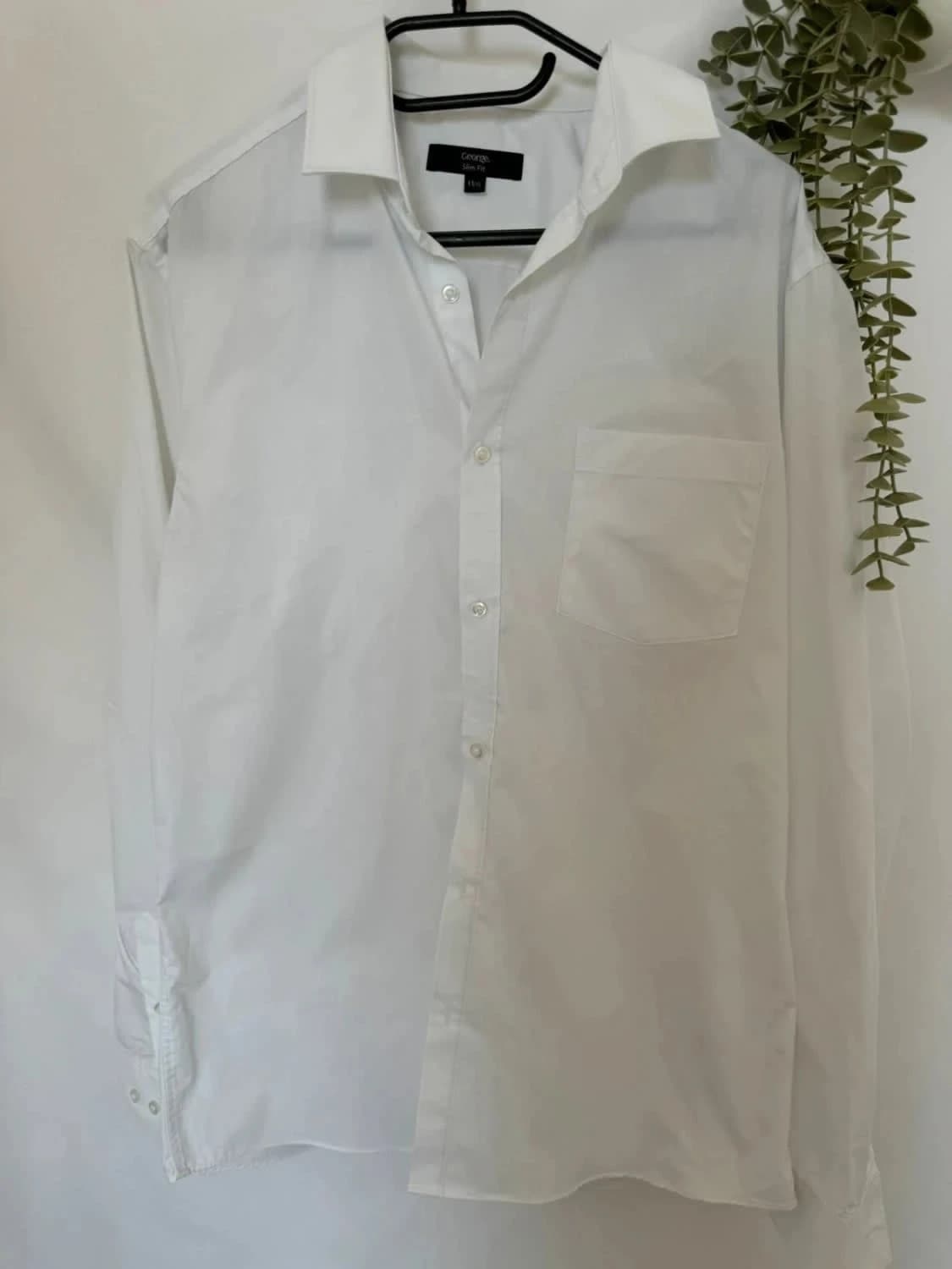 Chemise blanche Slim Fit George taille M - Photo 2/6