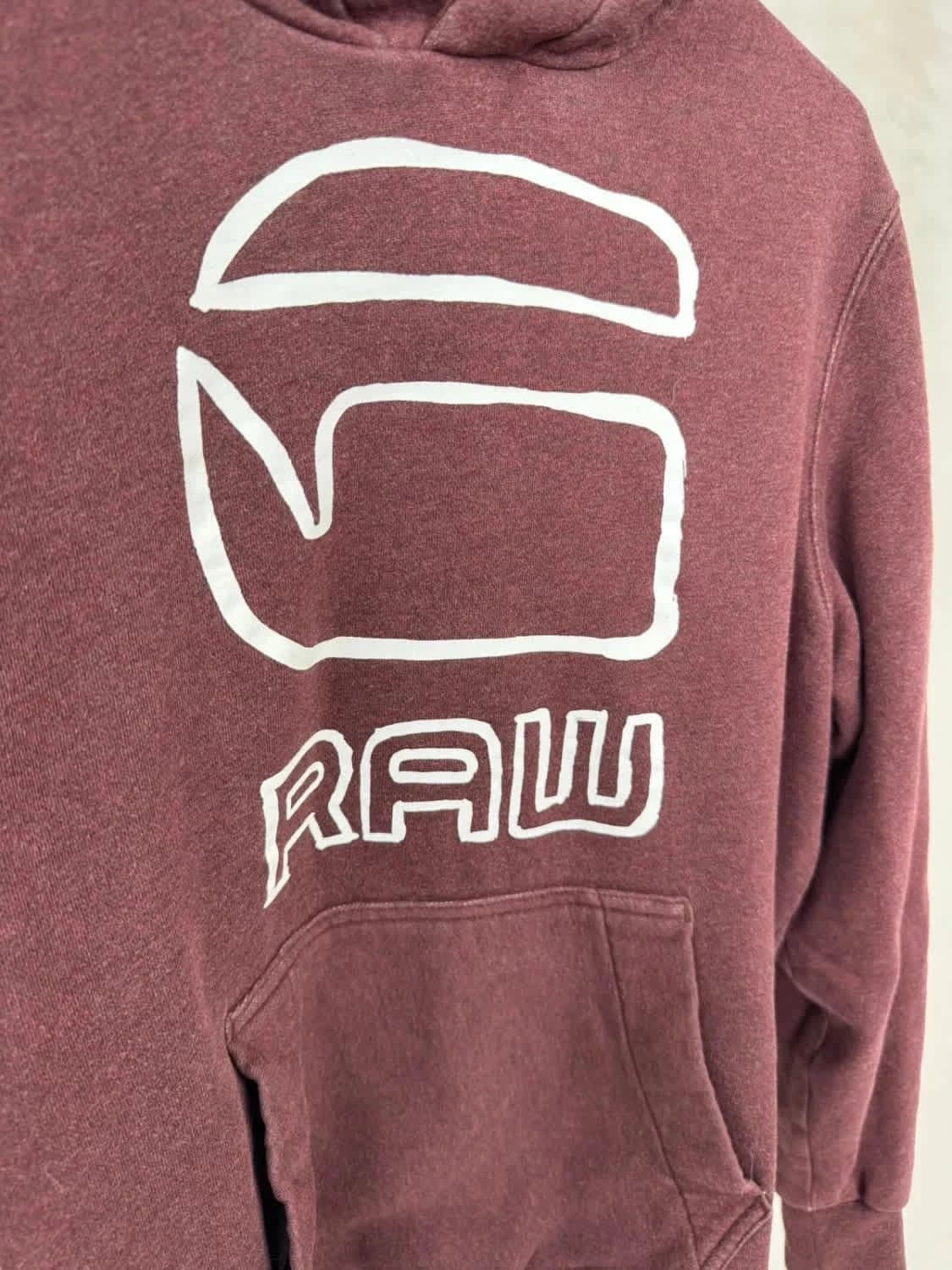 Sweat à capuche/Hoodie bordeaux G-Star Raw taille M - Photo 4/9