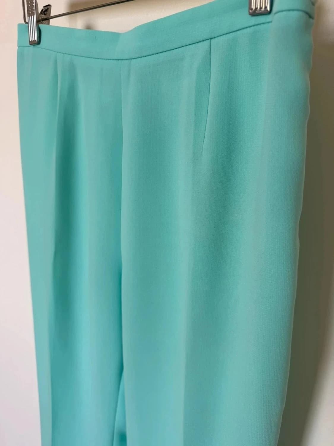 Pantalon fluide Weill vert menthe taille M - Photo 4/7