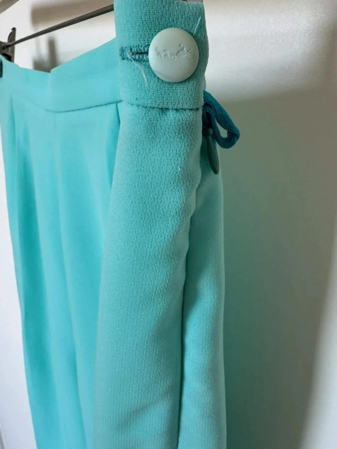 Pantalon fluide Weill vert menthe taille M - Photo 3/7