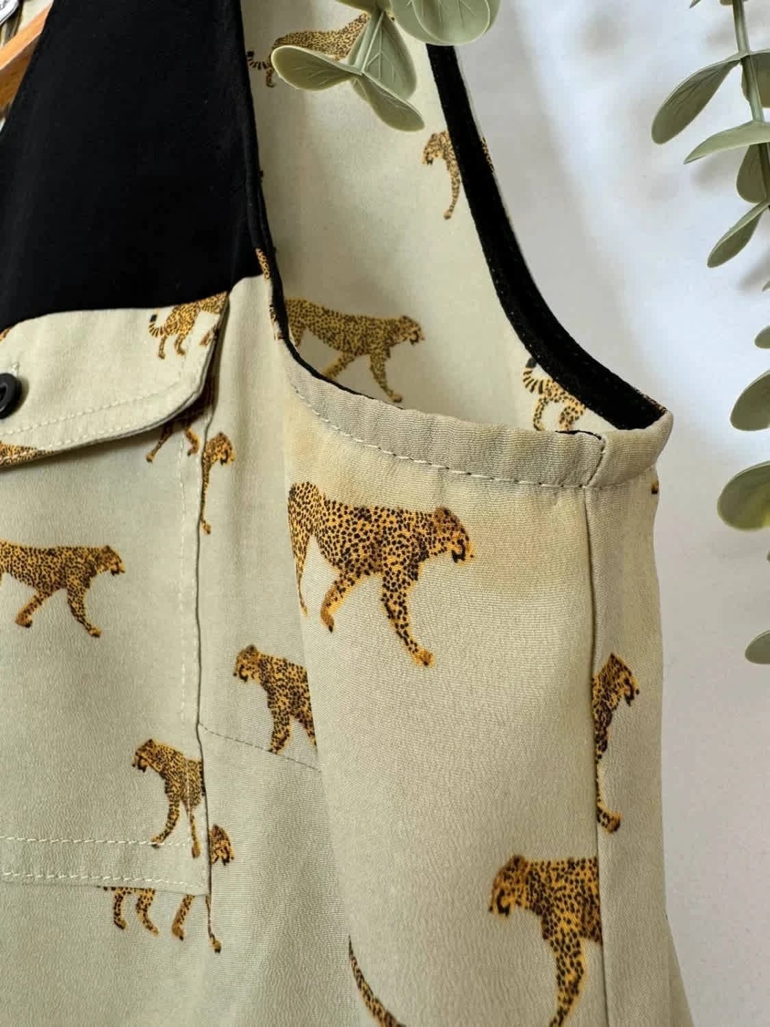 Blouse sans manches élégante Manoukian motifs léopards taille S - Photo 8/8